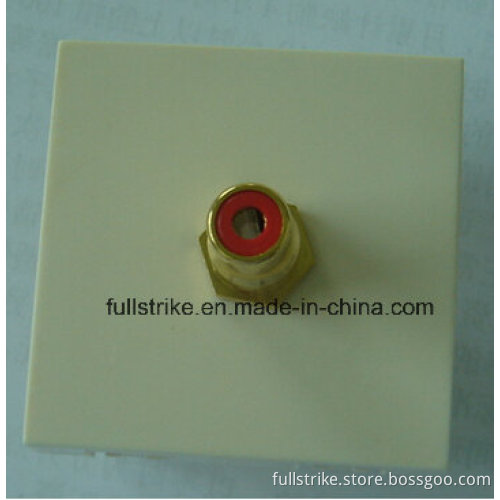 RCA Female to Female Wall Plate